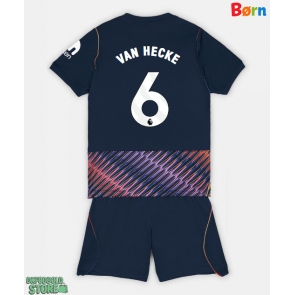 Tottenham Hotspur Jan Paul van Hecke #6 Replika Babytøj Udebanesæt Børn 2026-27 Kortærmet (+ Korte bukser)